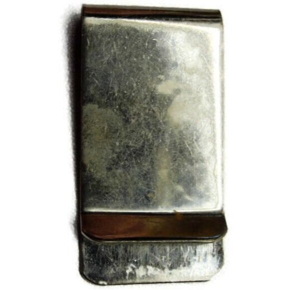 "MBH" Engraved Money Clip Stainless Steel Credit Card Cash ID Holder Silver - Picture 11 of 12